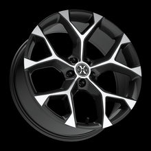 Load image into Gallery viewer, X0588551435GBM - Xcess X05 5 Flake 18X8.5 5X114.3 35mm Gloss Black Machined - Xcess Wheels Canada