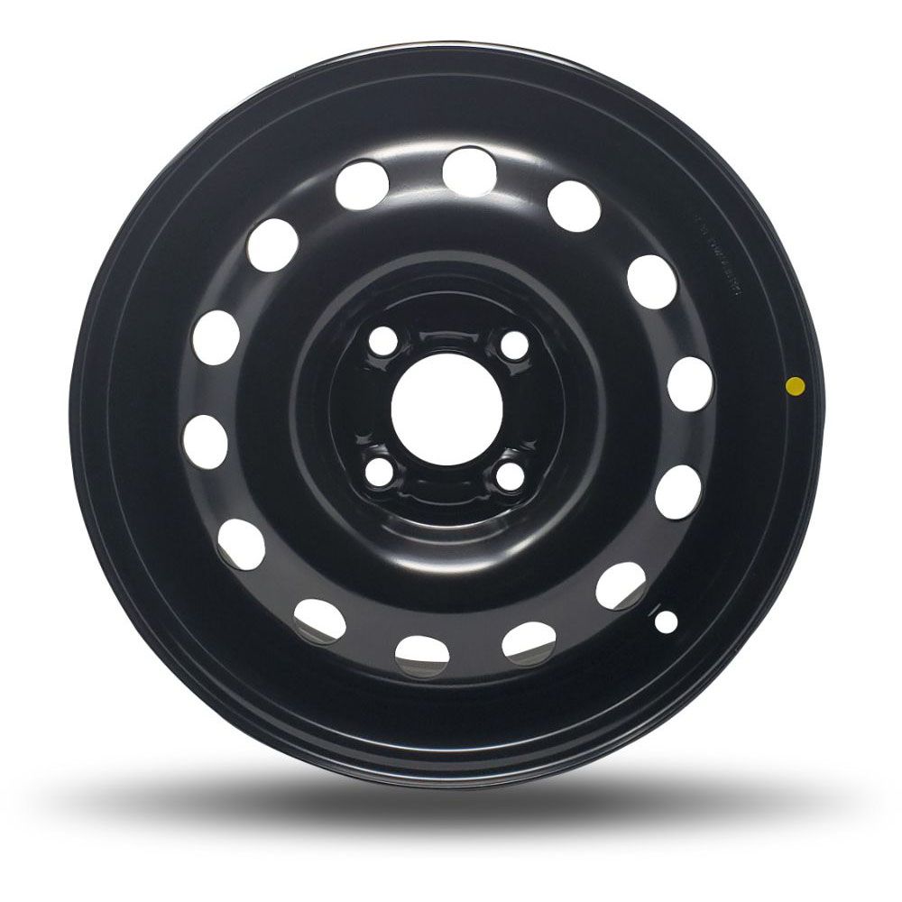 540800 - DTD Black Steel Wheels 15X6 4X108 ET 37mm 63.3mm Hub - Steel Wheels Wheels Canada