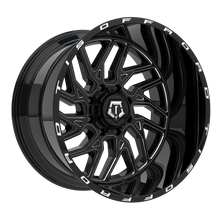 Load image into Gallery viewer, 544BM-2100819 - TIS Offroad 544BM 20X10 5X127 / 5X135 -19 Gloss Black with Milled Accents - TIS Offroad Wheels Canada