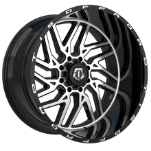 Load image into Gallery viewer, 544MB-2100819 - TIS Offroad 544MB 20X10 5X127 / 5X135 -19 Gloss Black Machined Face with Milled Lip Logo - TIS Offroad Wheels Canada