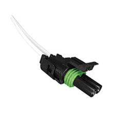 Load image into Gallery viewer, 5691-34 Weather Pack Terminal Pico 18 AWG 2 Cavity Tower Pigtail Weather Pack 10 pcs Pico Wiring