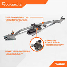 Load image into Gallery viewer, 602-230AS Windshield Wiper Motor and Linkage Assembly Dorman OE Solutions Canada