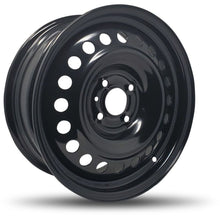 Load image into Gallery viewer, 640801 - DTD Black Steel Wheels 16X6.5 4X108 ET 28mm 63.5mm Hub - Steel Wheels Wheels Canada