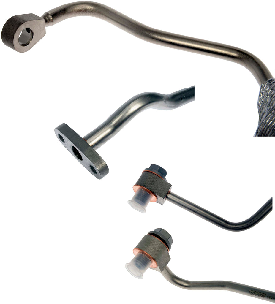 667-026 Turbocharger Coolant and Oil Supply / Return Line Kit Dorman OE Solutions Canada