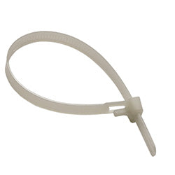 7094-C Cable Tie Pico 11.8" 50 lb Releasable Cable Tie - Natural 100 pcs Pico Wiring