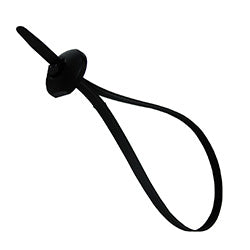 7155-35 Cable Tie Pico 15" 130 lb Button Head Cable Tie - UV Black 50 pcs Pico Wiring