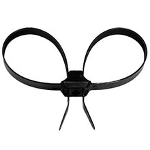 Load image into Gallery viewer, 7158-35 Cable Tie Pico 13" 150 lb Dual Loop Cable Tie - UV Black 50 pcs Pico Wiring