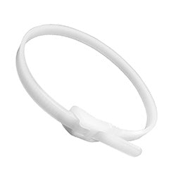 7176-C Cable Tie Pico 7.5" 50 lb Low Profile Cable Tie - Natural 100 pcs Pico Wiring