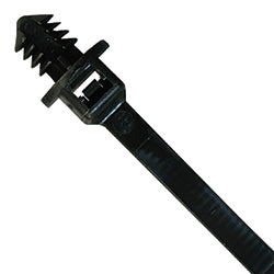 7250-36 Cable Tie Mount Pico 8" 50 lb Push Mount Cable Tie - UV Black 100 pcs Pico Wiring