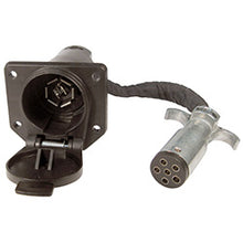 Load image into Gallery viewer, 7691-11 Trailer Wire Converter Pico 6 Way Pin to 7 Way Blade Adapter Pico Wiring