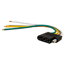 Load image into Gallery viewer, 7694-34 Trailer Wiring Harness Connector Pico 16 AWG 6" 4 Pin Female Trailer Connector 10 pcs Pico Wiring