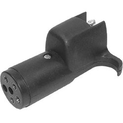 7711-11 Trailer Wire Converter Pico 6 Pole Round Male Pug to 4-Way Flat Female Trailer Connector Adapter Pico Wiring