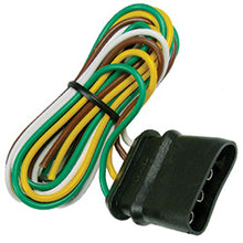 Load image into Gallery viewer, 7715-11 Trailer Wiring Harness Connector Pico 18 AWG 4' 4 Pin Male Shrouded Trailer Connector Pico Wiring