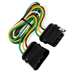 7716-11 Trailer Wiring Harness Connector Pico 18 AWG 4' 4 Pin Shrouded Trailer Connector Pico Wiring