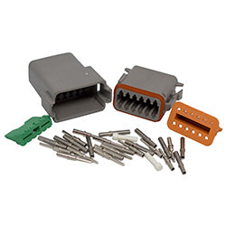 7865-91 Multi-Purpose Electrical Connector Pico 20-16 AWG 11&12-Way Deutsch DT Connector Combo Pack 30 pcs Pico Wiring