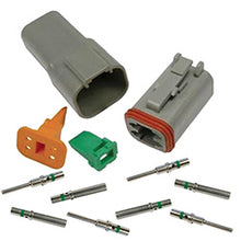 Charger l'image dans la galerie, 7872-91 Multi-Purpose Electrical Connector Pico 16-14 AWG 4-Way Deutsch DT Connector Combo Pack 12 pcs Pico Wiring