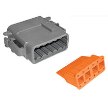 Charger l'image dans la galerie, 7920-34 Multi-Purpose Electrical Connector Pico 12-Way Deutsch DTM Series Plug &amp; Wedgelock 20 pcs Pico Wiring