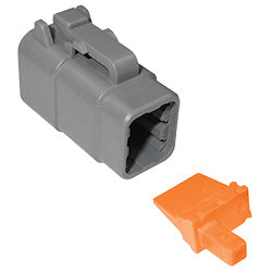 7936-34 Multi-Purpose Electrical Connector Pico 6-Way Deutsch DTM Series Receptacle & Wedgelock 20 pcs Pico Wiring
