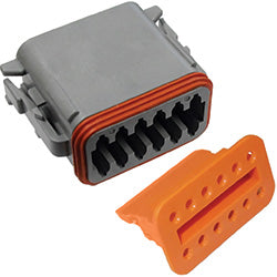 8001-11 Multi-Purpose Electrical Connector Pico 12-Way Deutsch DT Series Plug & Wedgelock Pico Wiring