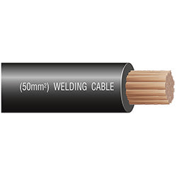 8059-B Welding Wire Pico 2/0 AWG Black Welding Cable 50 ft Spool Pico Wiring