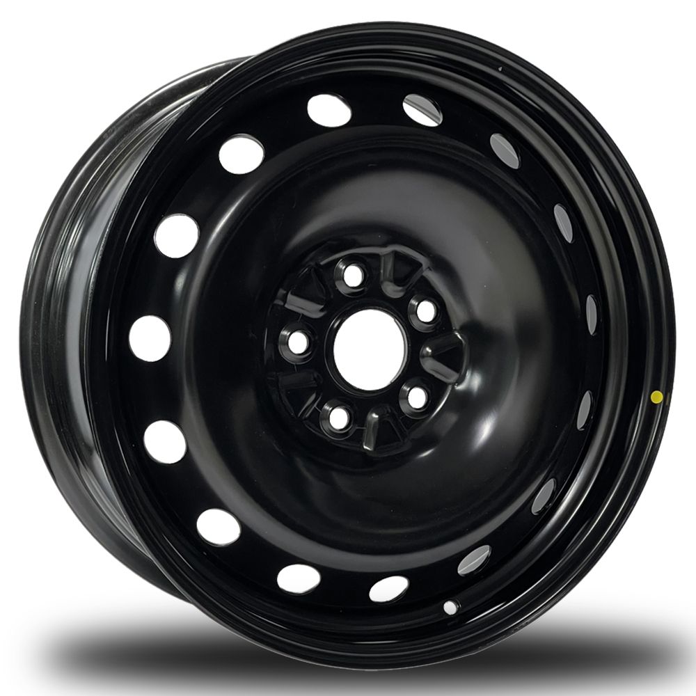 852004 - DTD Black Steel Wheels 18X8 5X120 ET 0mm 67.1mm Hub - Steel Wheels Wheels Canada