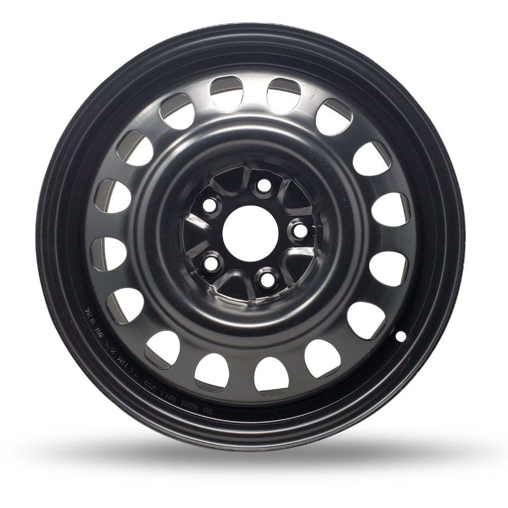 852701 - DTD Black Steel Wheels 18X7.5 5X127 ET 0mm 71.5mm Hub - Steel Wheels Wheels Canada