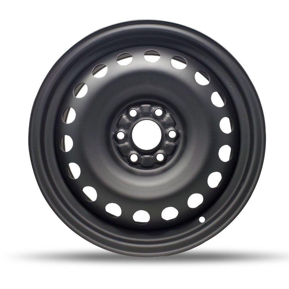 862000 - DTD Black Steel Wheels 18X7.5 6X120 ET -3.2mm 67.1mm Hub - Steel Wheels Wheels Canada