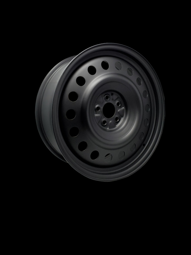 950800 - DTD Black Steel Wheels 19X7.5 5X108 ET 38mm 63.4mm Hub - Steel Wheels Wheels Canada