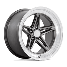 Charger l&#39;image dans la galerie, VN514AD18701200 - American Racing Vintage VN514 Groove 18X7 5X114.3 0mm Anthracite With Diamond Cut Lip - American Racing Vintage Wheels Canada