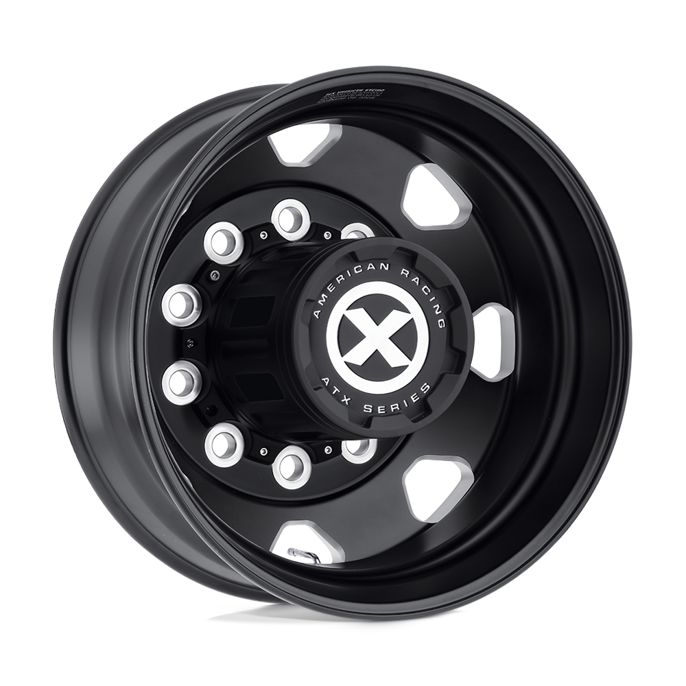 AO40124510902 - ATX AO401 Octane 24.5X8.25 10X285.75 -168 mm Satin Black Milled - Rear - ATX Wheels Canada