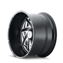 Load image into Gallery viewer, ATF1910-22281-44M - American Truxx Forged Kronos 22X12 8X165.1 -44mm Matte Black With Milled - American Truxx Wheels Canada