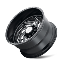 Load image into Gallery viewer, ATF1911-22278-44M - American Truxx Forged Twisted 22X12 8X180 -44mm Matte Black With Milled - American Truxx Wheels Canada