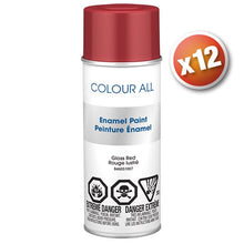 Charger l'image dans la galerie, B46051007Q12 Colour All Acrylic Enamel Gloss Red Spray Paint 12 Units Per Case Atlas Auto Accessories
