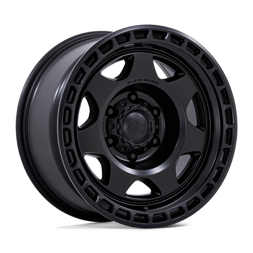 BR018MX17857710N - Black Rhino BR018 Voyager 17X8.5 6X120 -10mm Matte Black - Black Rhino Wheels Canada