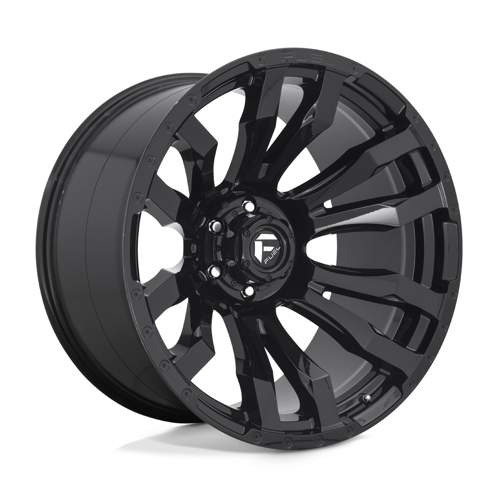 D67520908957 - Fuel Offroad D675 Blitz 20X9 6X135  20mm Gloss Black - GLVV Wheels Canada