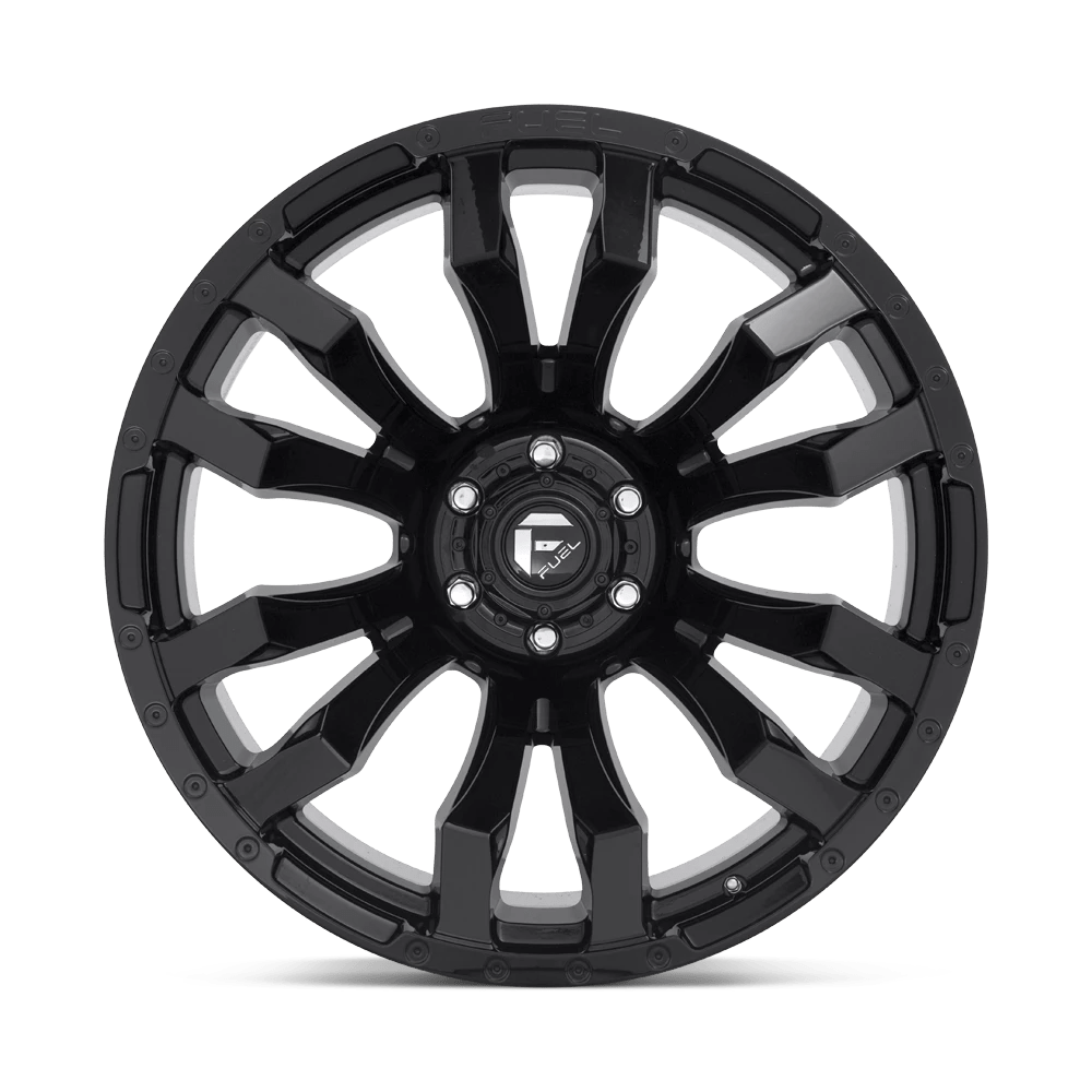 D67520908957 - Fuel Offroad D675 Blitz 20X9 6X135  20mm Gloss Black - GLVV Wheels Canada