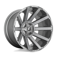 Load image into Gallery viewer, D71420909849 - Fuel Offroad D714 Contra Platinum 20X9 6X135 6X139.7 2mm Brushed Gun Metal Tinted Clear - GLVV Wheels Canada