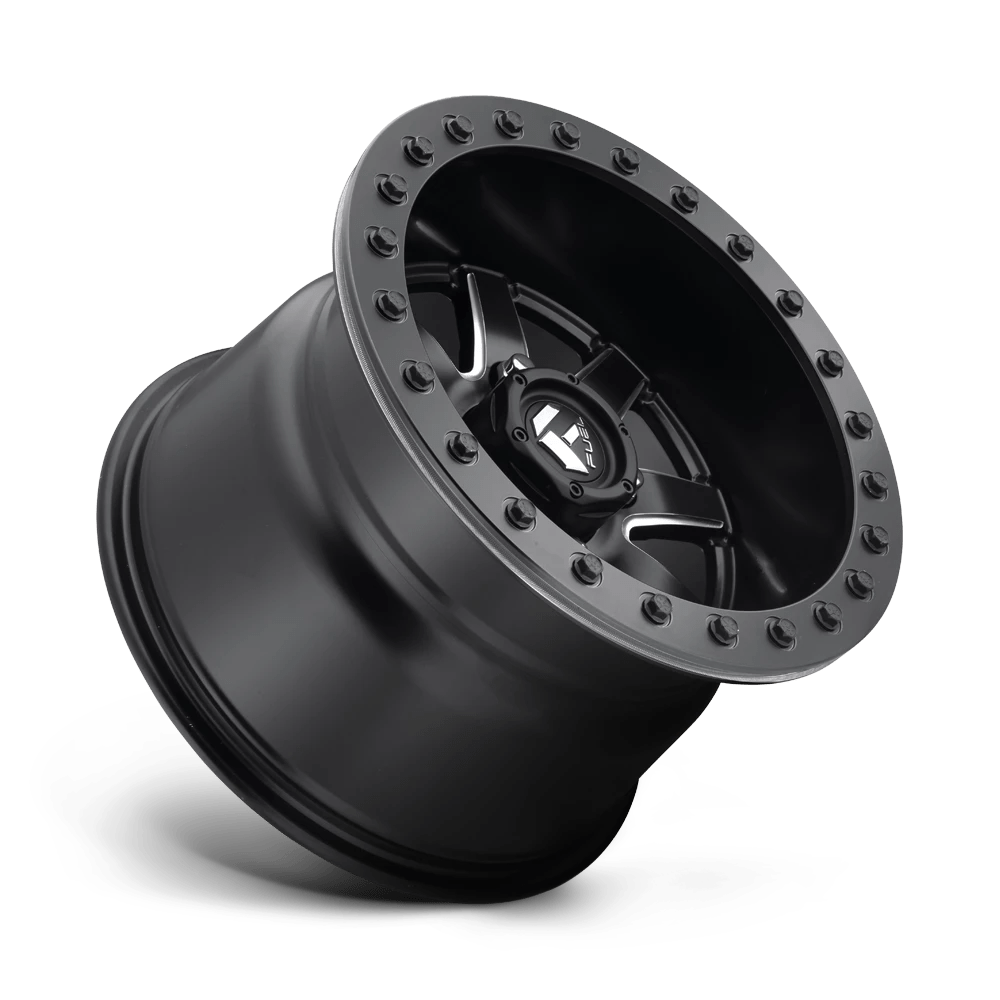 D9281400A555 - Fuel Offroad D928 Maverick Beadlock 14X10 4X156  0mm Matte Black - GLVV Wheels Canada