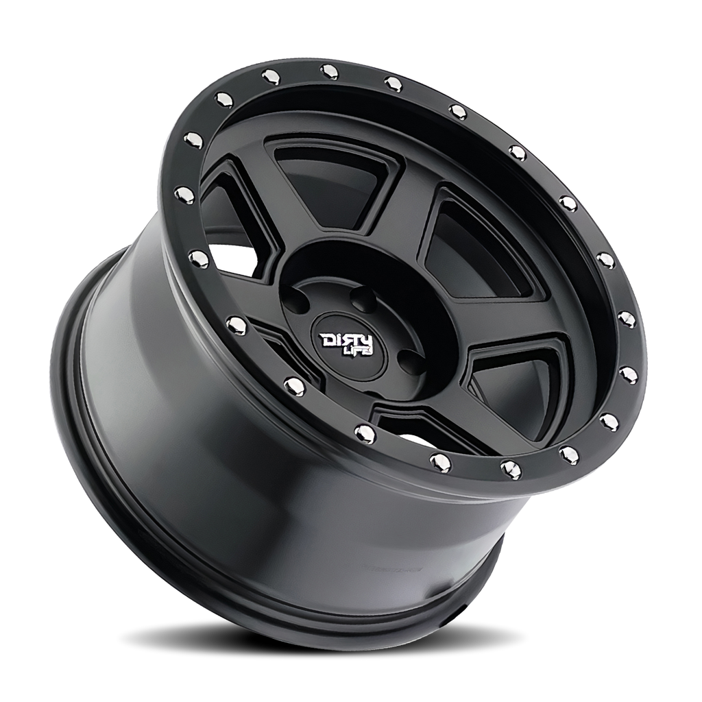 9315-2181MB - Dirty Life Compound 20X10 8X165.1 -25mm Matte Black - HCLL Wheels Canada