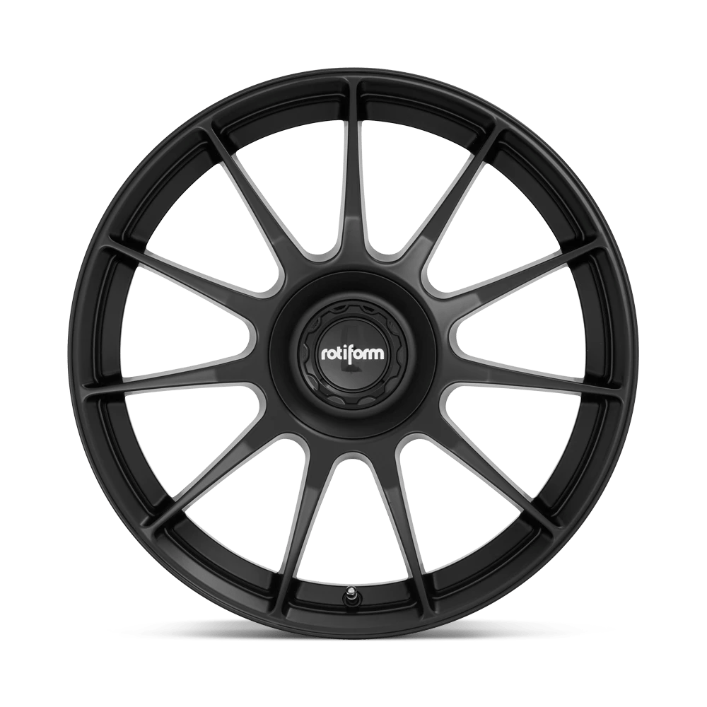 R168188510+35 - Rotiform R168 Dtm 18X8.5 4X100 4X108 35mm Satin Black - GXPN Wheels Canada