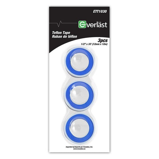 ETT1030 3 Pack Everlast Teflon Tape Atlas Auto Accessories