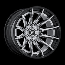 Load image into Gallery viewer, FC403PB22126844N - Fuel Offroad FC403 Burn 22X12 6X139.7 -44MM Chrome With Gloss Black Lip - Fuel Offroad Wheels Canada