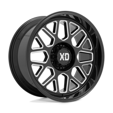 Charger l&#39;image dans la galerie, XD84929063300 - XD XD849 Grenade 20X9 6X135  0mm Gloss Black Milled - DLHW Wheels Canada