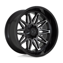 Load image into Gallery viewer, XD85922235444N - XD XD859 Gunner 22X12 5X127 5X139.7 -44 mm Gloss Black Machined With Gray Tint - DLHW Wheels Canada