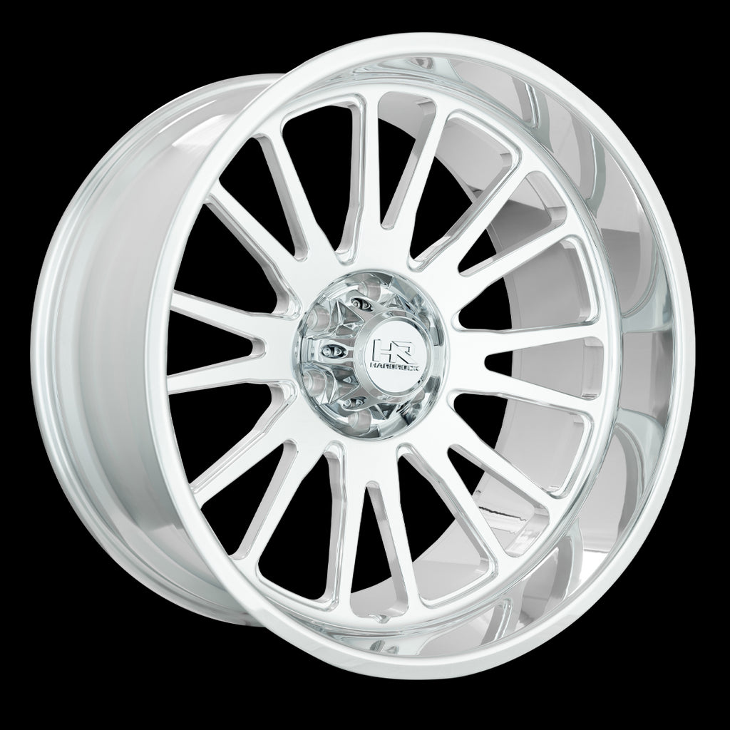 H908-221236151P - Hardrock H908 22X12 6X135 -51mm Polished - Hardrock Wheels Canada
