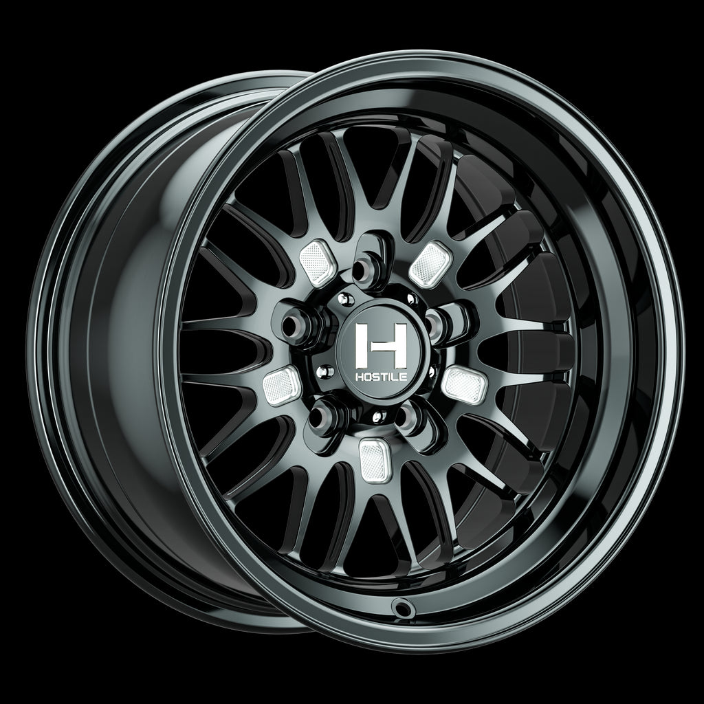 HF13-1570511444GB - Hostile UTV HF13 15X7 5X114.3 13mm Blade Cut Wheel - Hostile UTV Wheels Canada