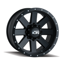 Charger l&#39;image dans la galerie, 134-8985MB18 - ION Alloy 134 18X9 5X139.7 18mm Matte Black With Black Beadlock - Ion Alloy Wheels Canada