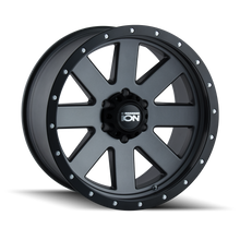 Load image into Gallery viewer, 134-8181MG - ION Alloy 134 18X10 8X165.1 -19mm Matte Gunmetal With Black Beadlock - Ion Alloy Wheels Canada