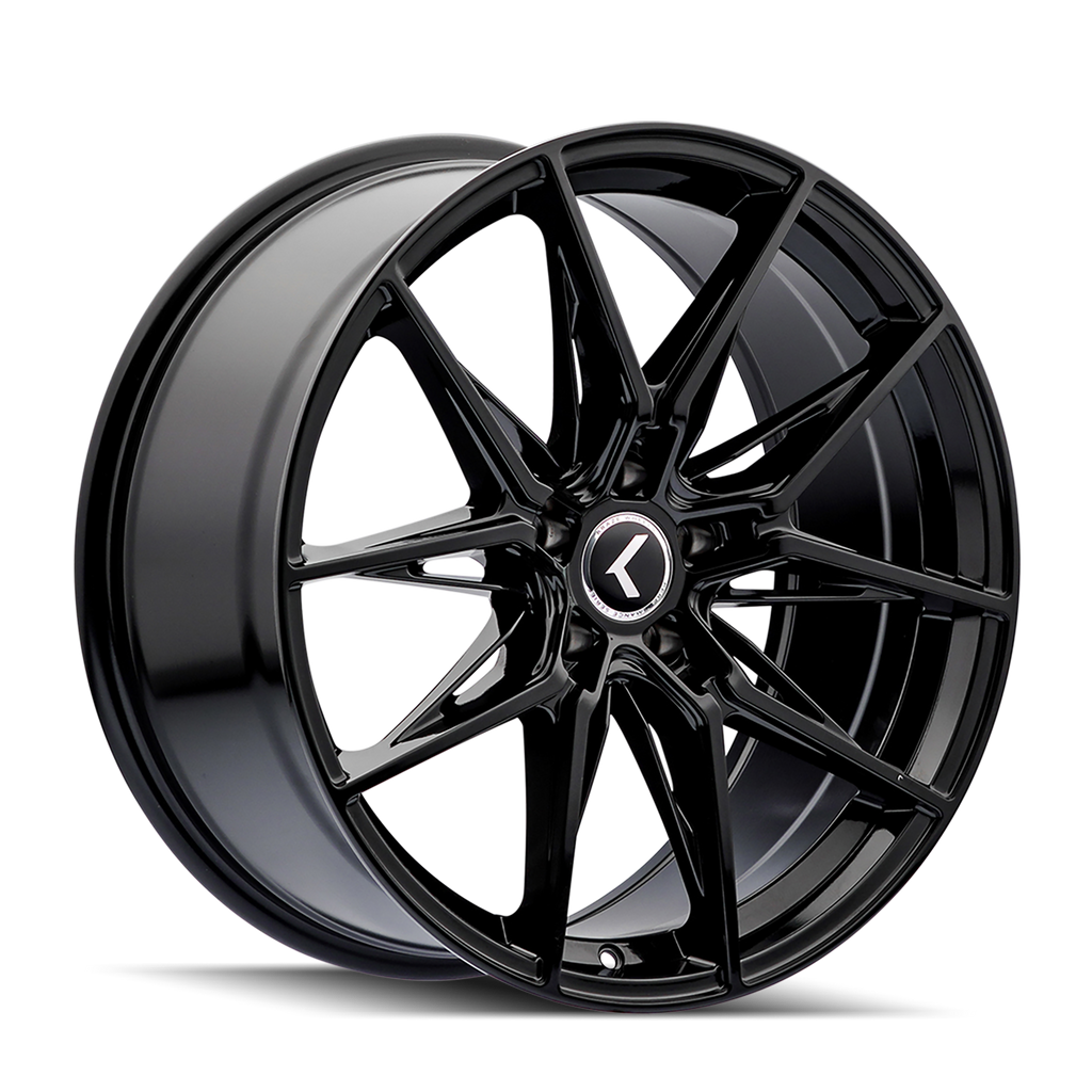 KR196-2945GB35 - Kraze Evolve 20X9 5X112 35mm Gloss Black - Kraze Wheels Canada
