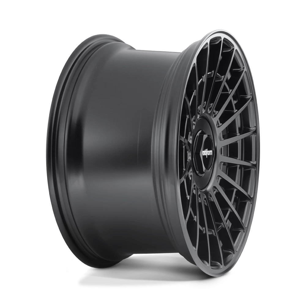 R142188510+35 - Rotiform R142 Las-R 18X8.5 4X100 4X108 35mm Matte Black - Rotiform Wheels Canada